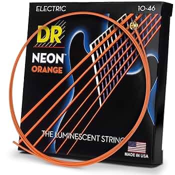 Amazon.com: DR Strings HI-DEF NEON Electric Guitar Strings